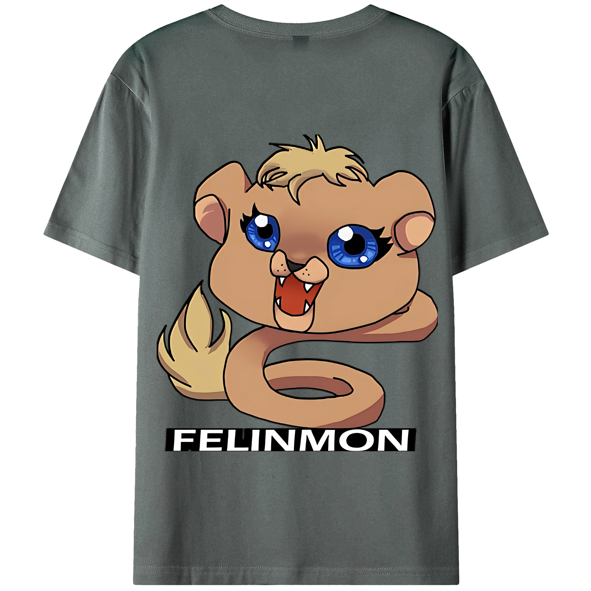 （画像用） Digimon デジタルモンスター/デジモン 綿100％半袖Tシャツ（背面プリント）